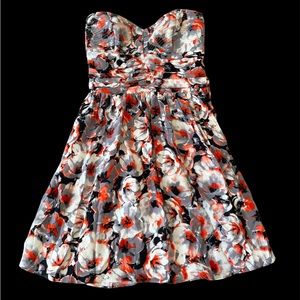Parker xsmall flows strapless dress barely worn